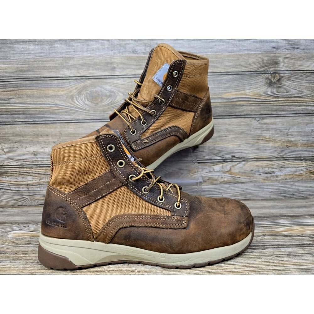 Carhartt Force Lightweight Composite Toe Work Boots Mens Size 10.5 FA5415-M